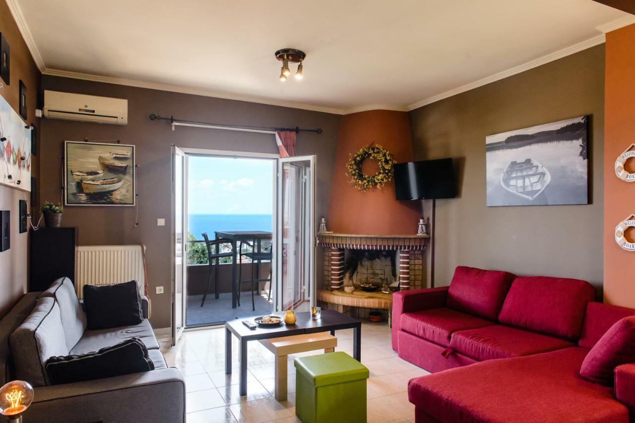 Peris Panoramic Villa Near Athens Airport Paralia  ภายนอก รูปภาพ