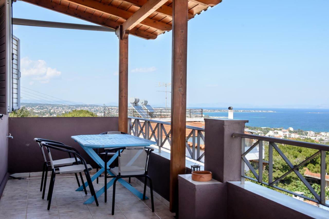Peris Panoramic Villa Near Athens Airport Paralia  ภายนอก รูปภาพ