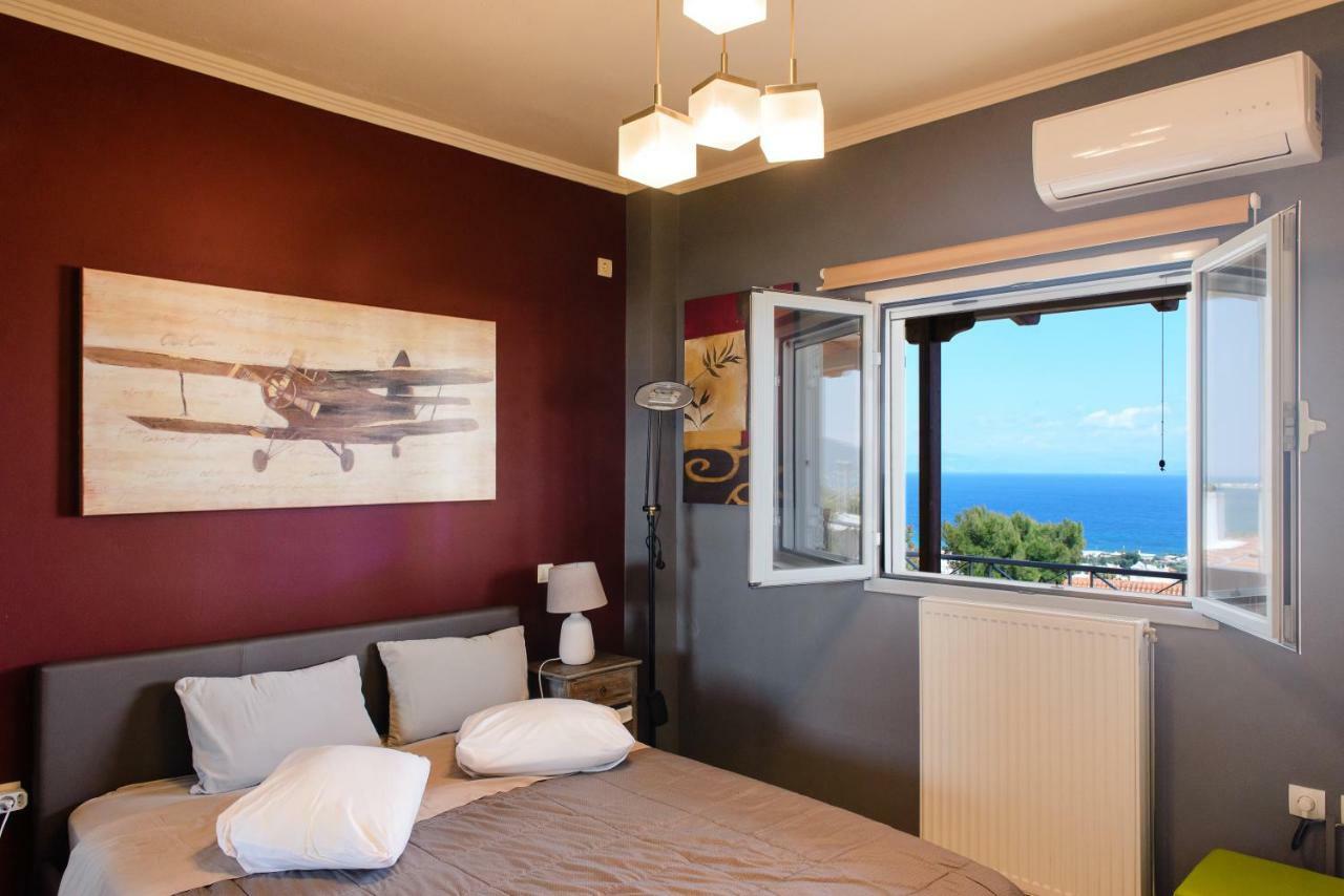 Peris Panoramic Villa Near Athens Airport Paralia  ภายนอก รูปภาพ