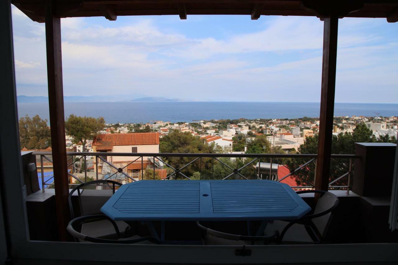 Peris Panoramic Villa Near Athens Airport Paralia  ภายนอก รูปภาพ
